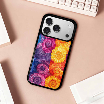 iPhone 17 Pro Case — Small Tie Dye Swirl Pattern Tie, Custom Printed Phone Case