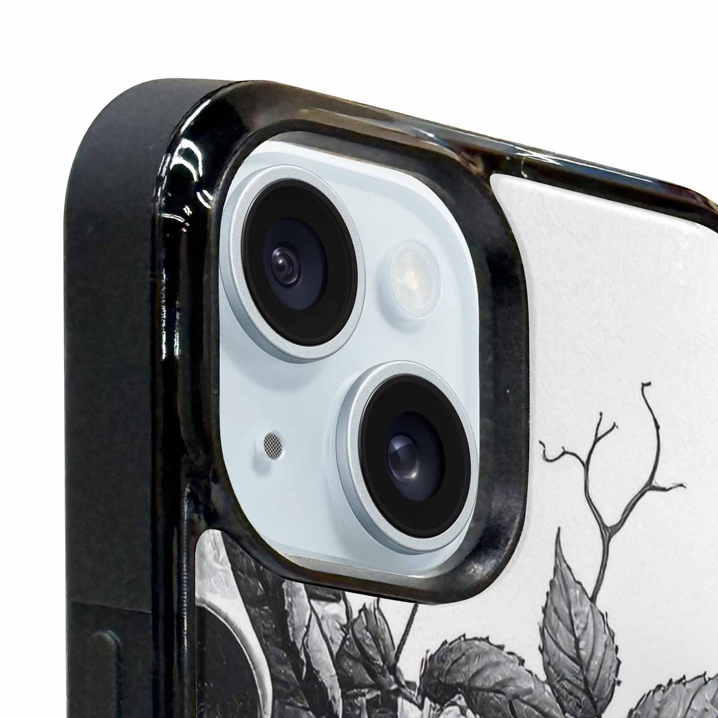 iPhone 15 Plus Case — Skull Gothic Art Dark Original, Custom Phone Case