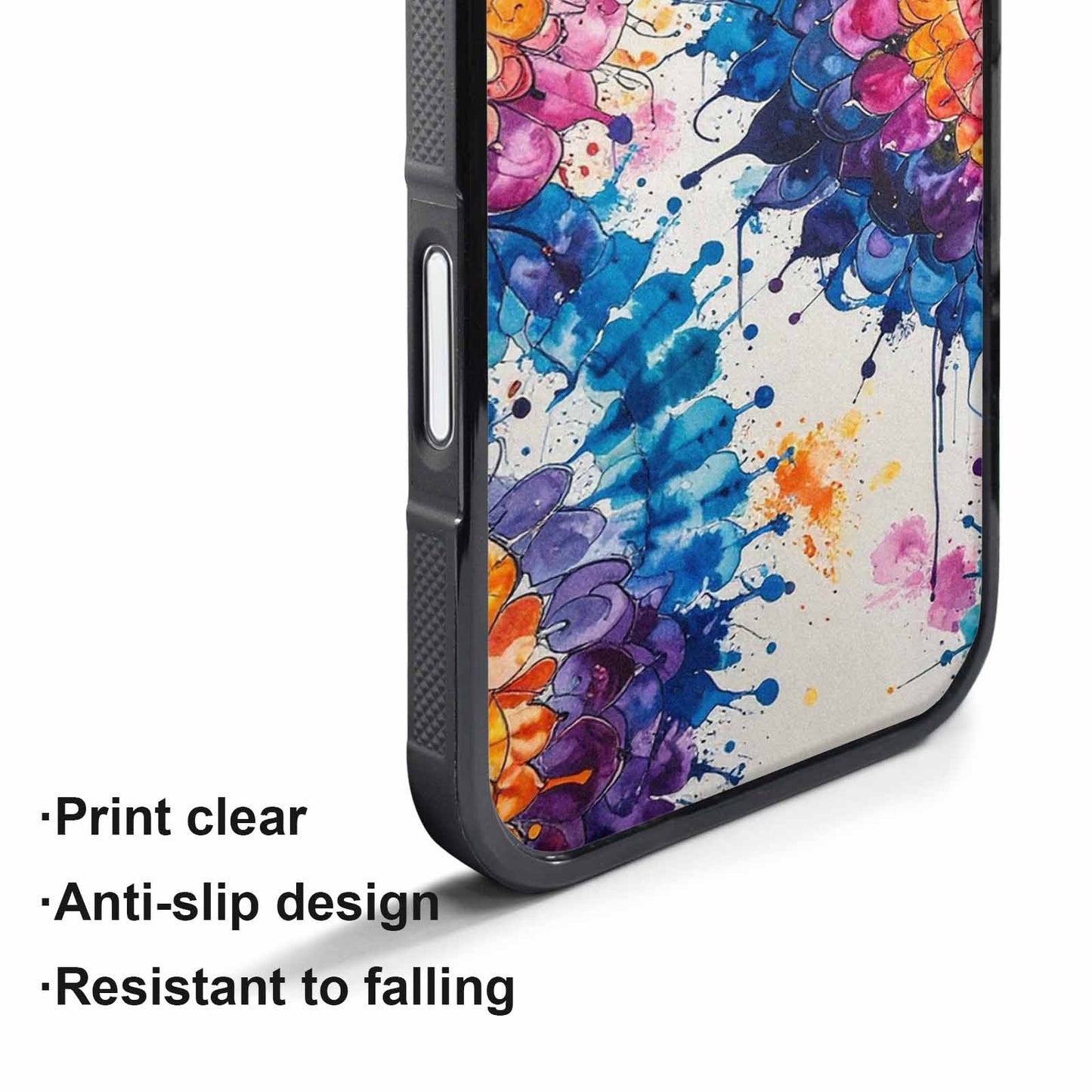 iPhone 17 Pro Max Case — Tie Dye Swirls (black Tie Dye, Custom Phone Case