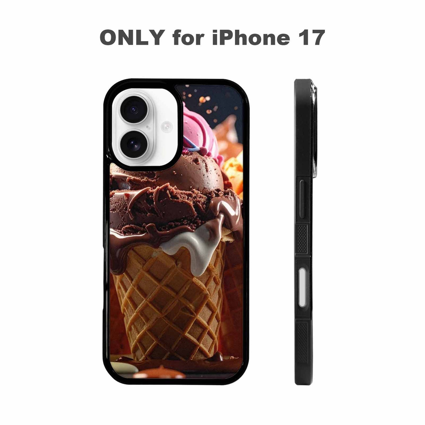 iPhone 17 Case — Extreme Close Up Shot Original Art, Custom Print Case Cover