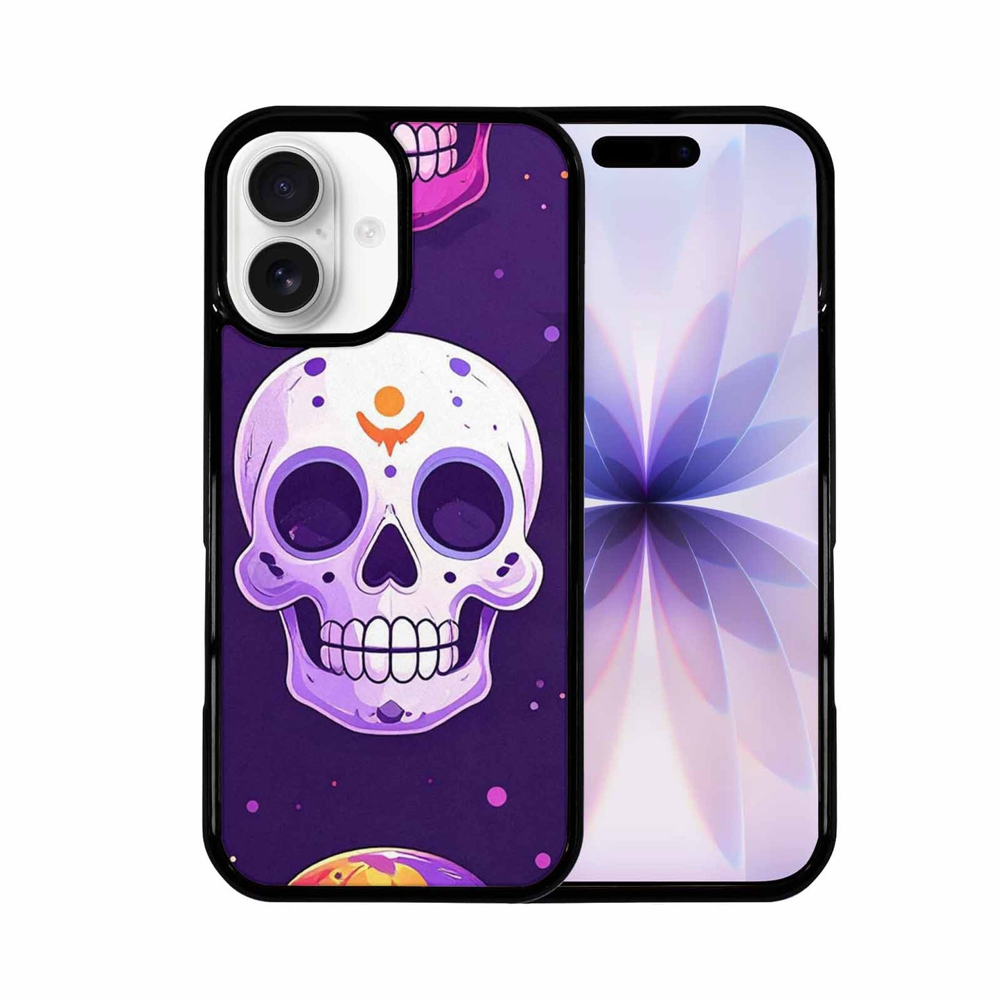 iPhone 17 Case — Halloween Skull Cartoon Art Gothic Skulls, Custom Made Phone Cover