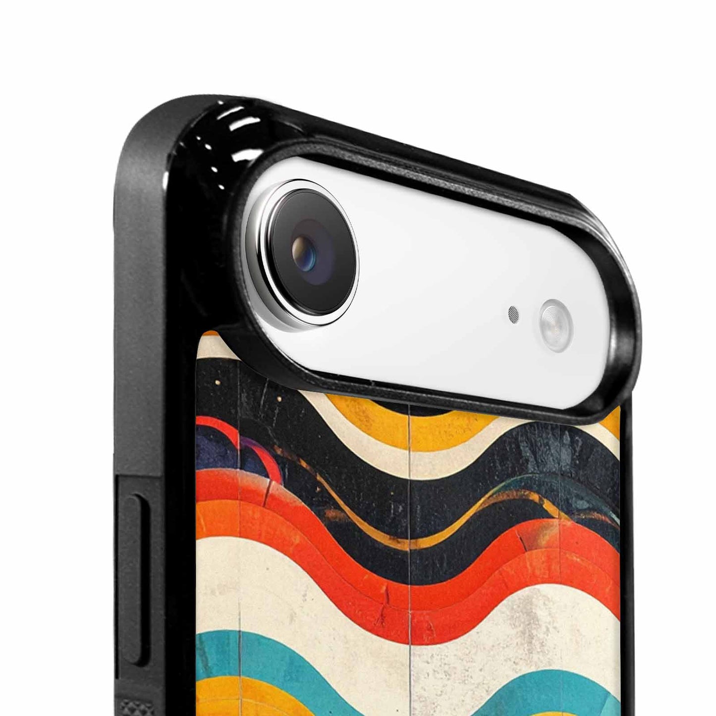 iPhone 17 Air Case — Retro Wave Scallop Stripe Small Retro, Custom Made Phone Cover