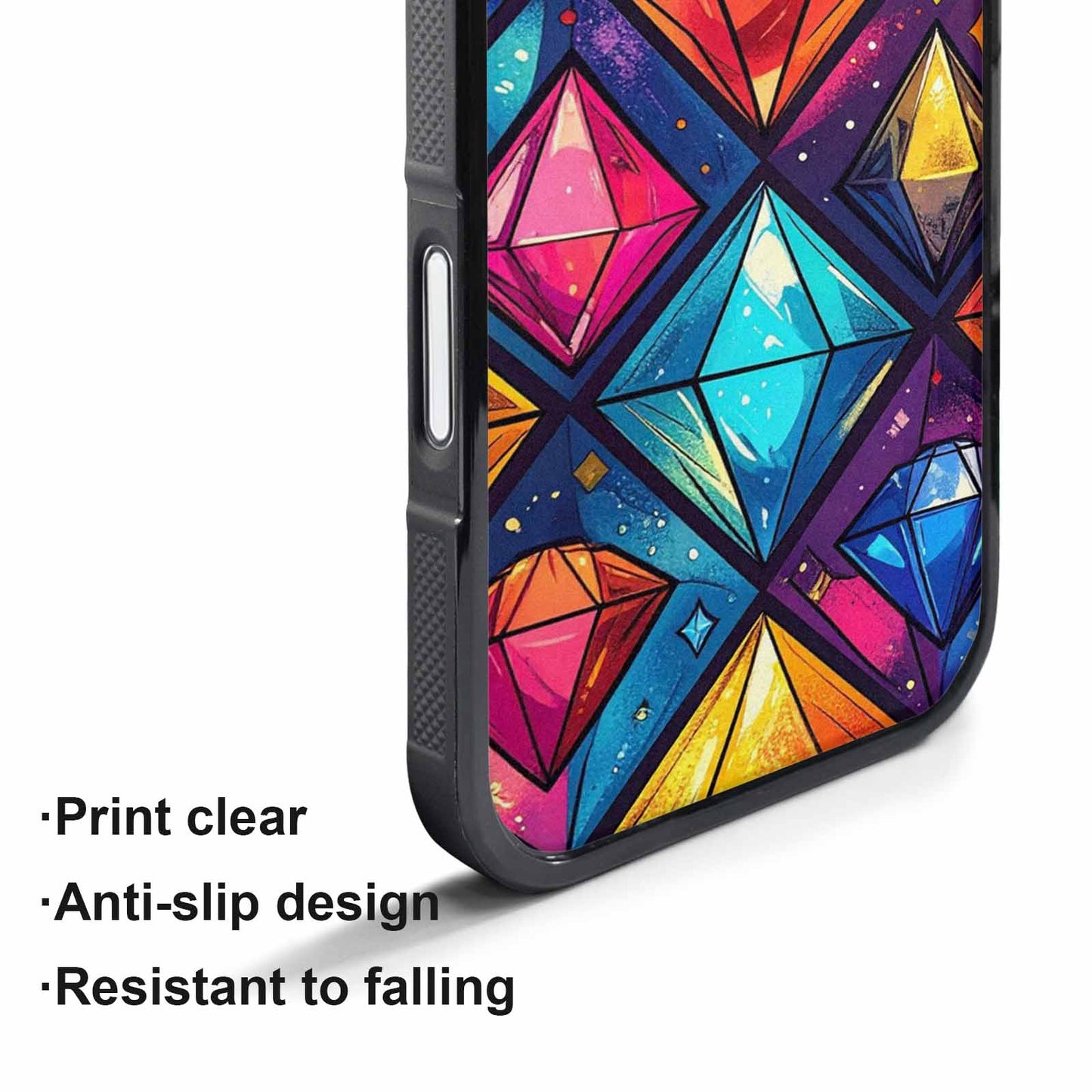 iPhone 17 Pro Max Case — Vintage Summer Diamond Retro Vintage, Unique Phone Case Design