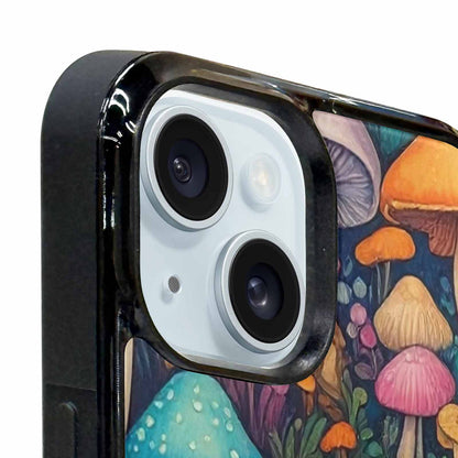 iPhone 15 Plus Case — Mushrooms General Mushrooms Pa, Custom Art Phone Cover