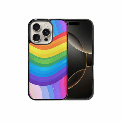 iPhone 16 Pro Case — Rainbow Pride, Personalized Phone Case