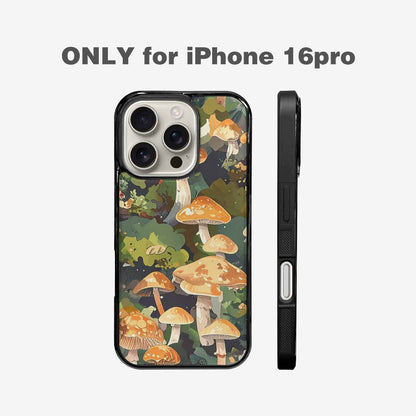 iPhone 16 Pro Case — Mushrooms Camomushrooms Patter 9y1, Personalized Phone Case