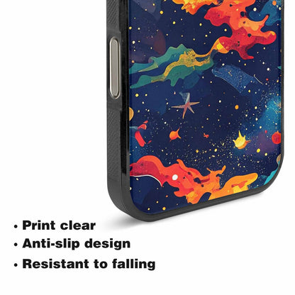 iPhone 16 Pro Max Case — Cosmic Camo Harmony, Custom Made Phone Cover