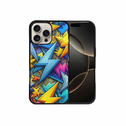 iPhone 16 Pro Max Case — Lightning Bolt Storm Pattern Hundreds Of, Custom Print Case Cover