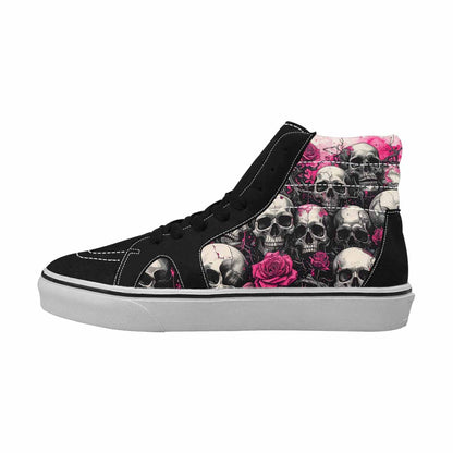 MEN'S Skull Roses High Top Canvas Surreal Shoes