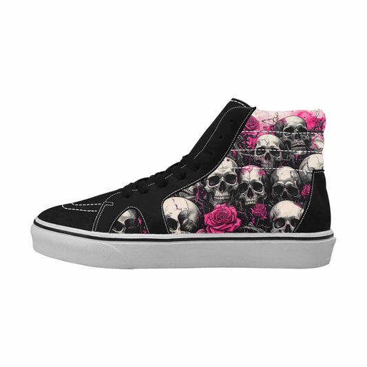 MEN'S Skull Roses High Top Canvas Surreal Shoes