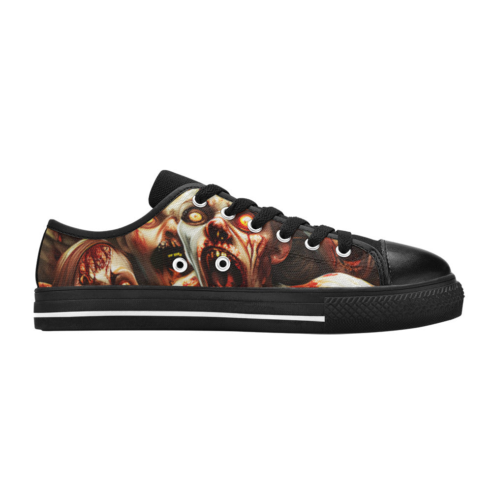 WOMEN'S Monsters 2 Canvas Dark Academia Custom Shoes