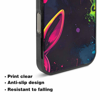 iPhone 16 Pro Case — Radioactive Ghost Bunny Skull Sm, Customized Protective Case