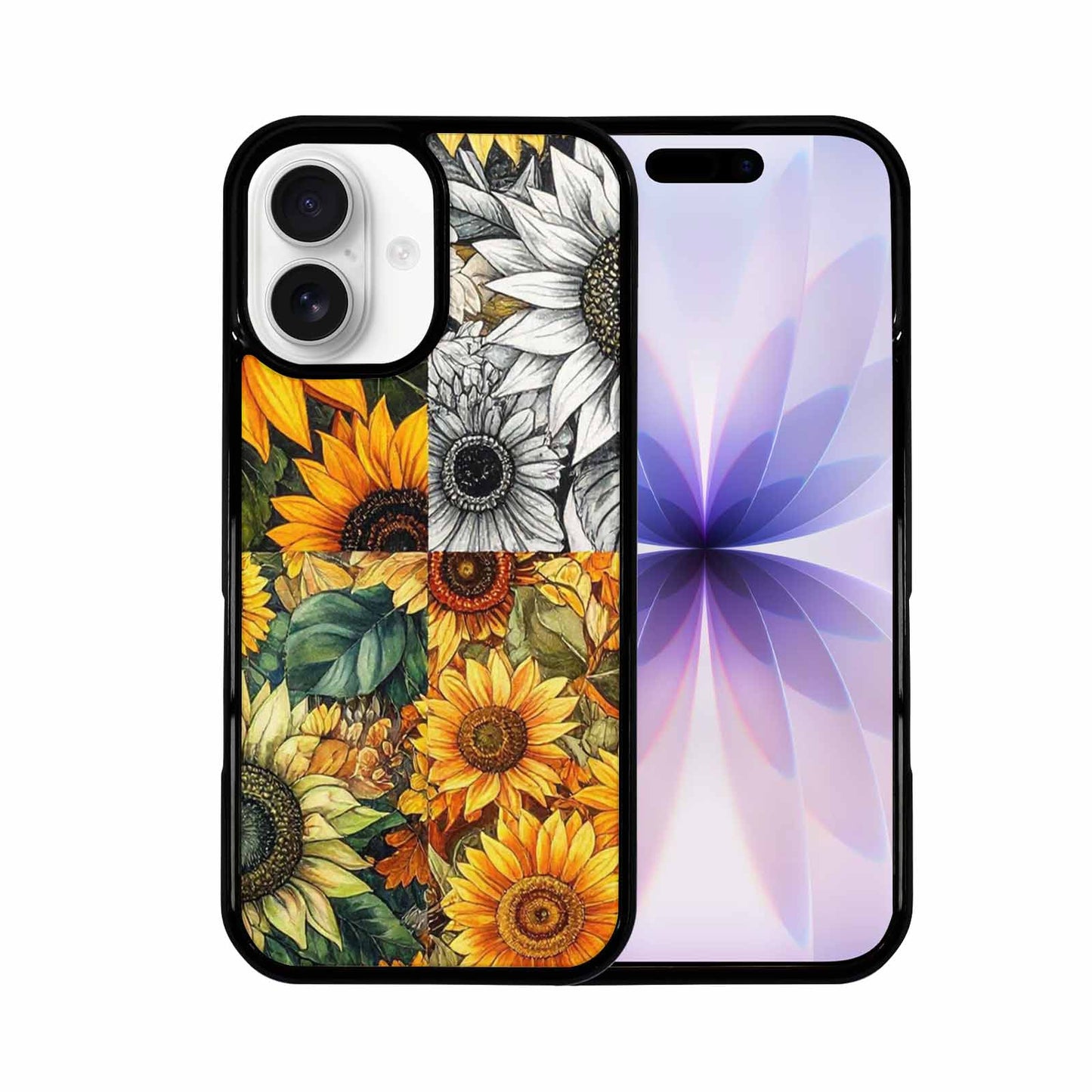 iPhone 17 Case — Small Sunflower Pattern, Randomly Floral, Custom Made Phone Cover