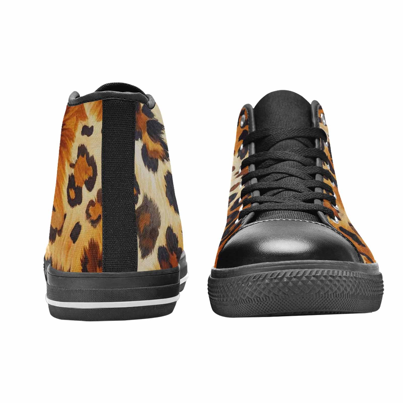 MEN'S Cow Animal Print High Top Canvas Dreamcore Custom Sneakers