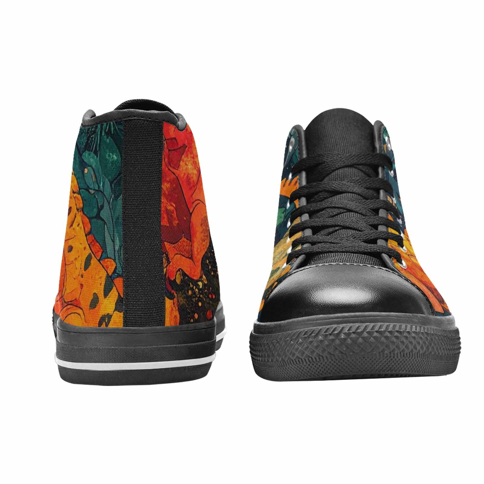 MEN'S Dinosaur Silhouette High Top Canvas Dreamcore Shoes