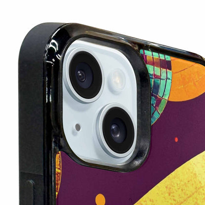 iPhone 15 Plus Case — 1970s Disco Art Pattern, Custom Designed Case Cover