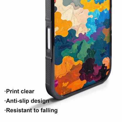 iPhone 17 Air Case — Camo Patches Full Color Vibrant Camo, Personalized Phone Case