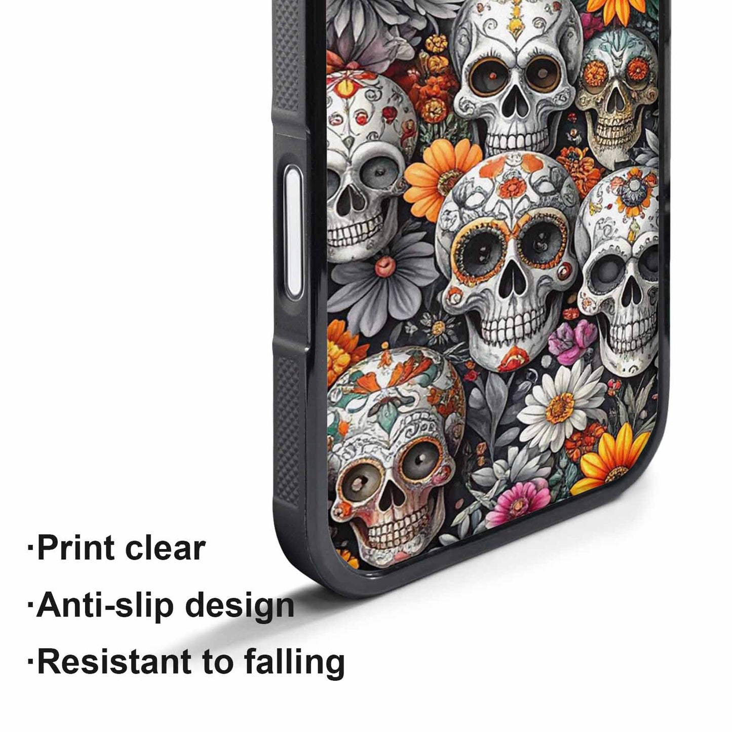 iPhone 17 Pro Case — Greyscale Black And White Dark Gothic, Custom Designed Case Cover