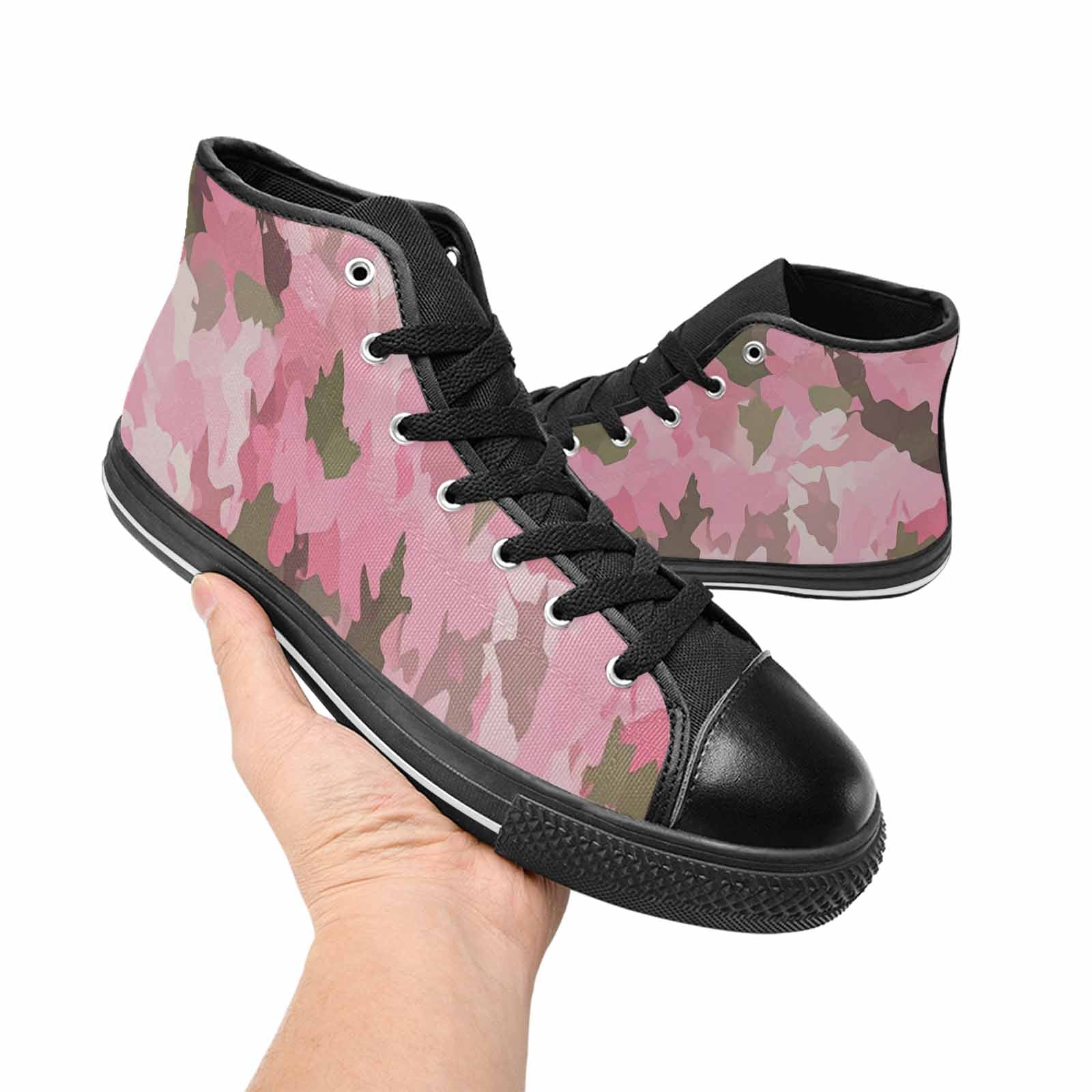 WOMEN'S Military Camouflage Blotch High Top Canvas Y2K Shoes