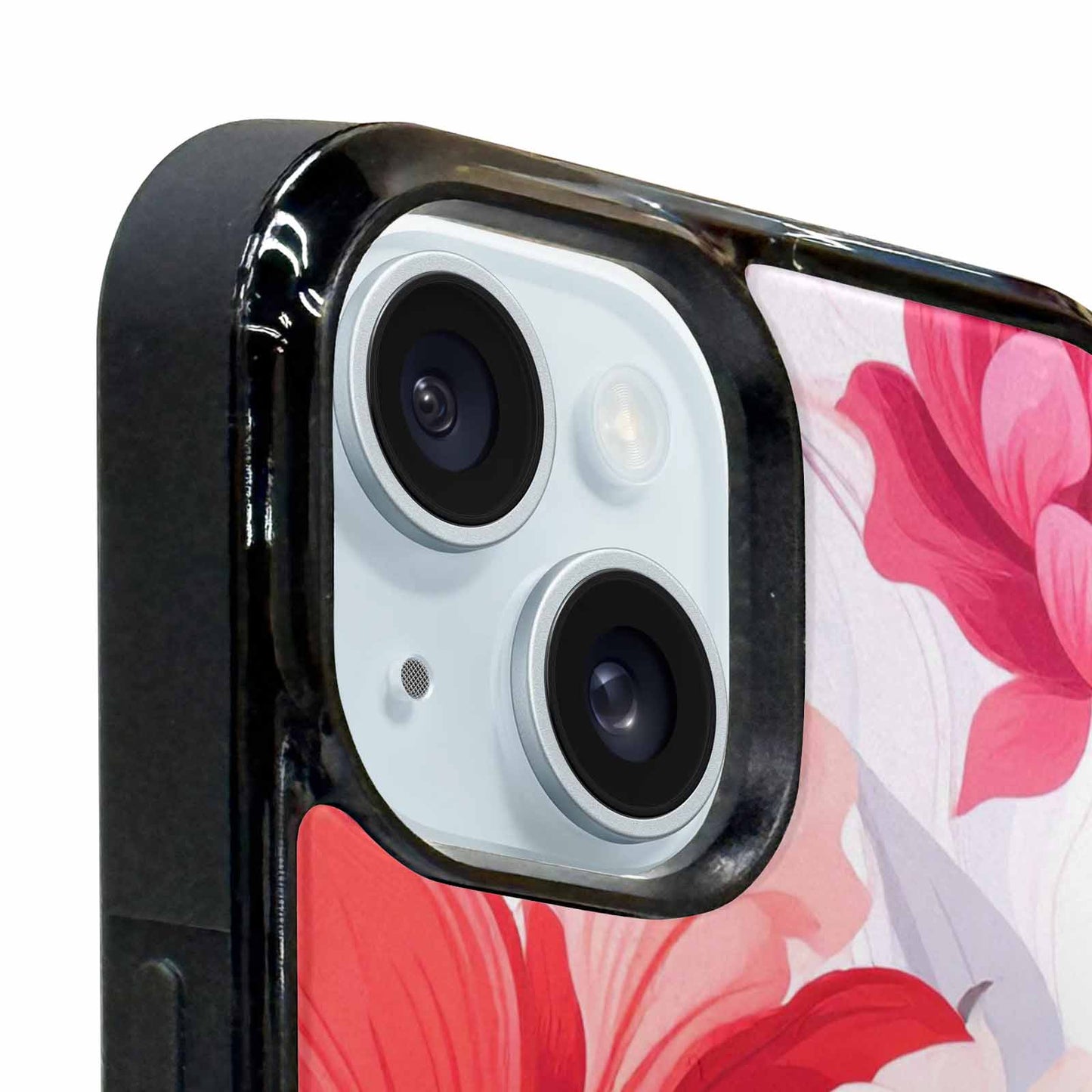 iPhone 15 Case — Marble Floral Custom, Custom Made Phone Cover