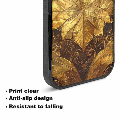 iPhone 15 Case — Klimt Gold Leaf Artwork Pattern, Custom Made Phone Cover