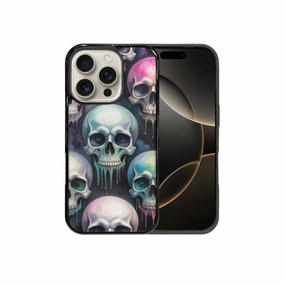 iPhone 16 Pro Case — Dark Black And White Color Tone, Custom Made Phone Cover