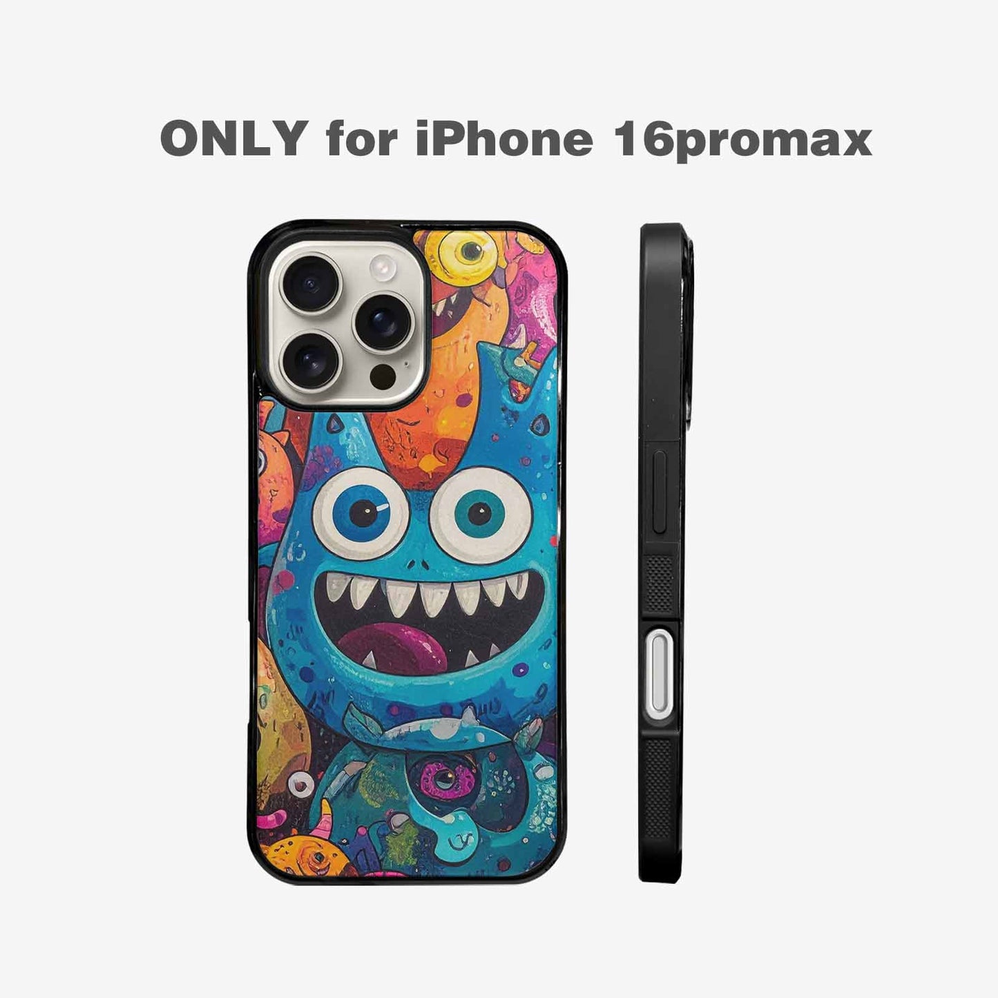 iPhone 16 Pro Max Case — Goofy Cartoon Monster, Personalized Phone Case