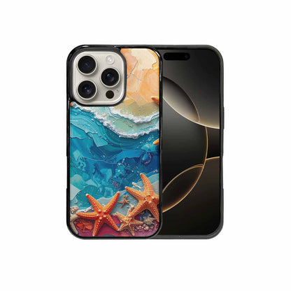 iPhone 16 Pro Case — Starfish Cluster Starfish Cluster Pattern Hundreds, Custom Designed Case Cover