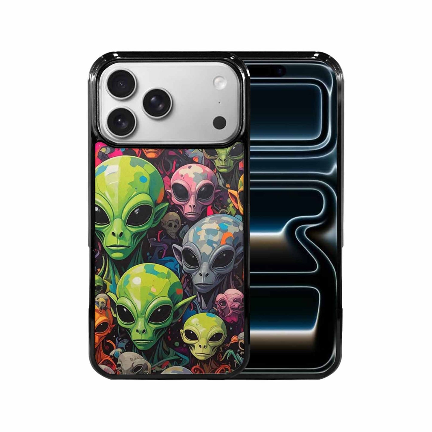 iPhone 17 Pro Max Case — Aliens Camo Aliens Alien Scifi, Custom Print Case Cover
