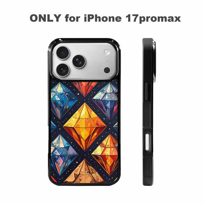 iPhone 17 Pro Max Case — Vintage Summer Diamond Retro Vintage, Custom Made Phone Cover