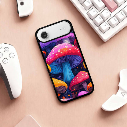 iPhone 17 Air Case — Vivid Winter Mushroom Seamless Cartoon Cute, Custom Art Phone Cover
