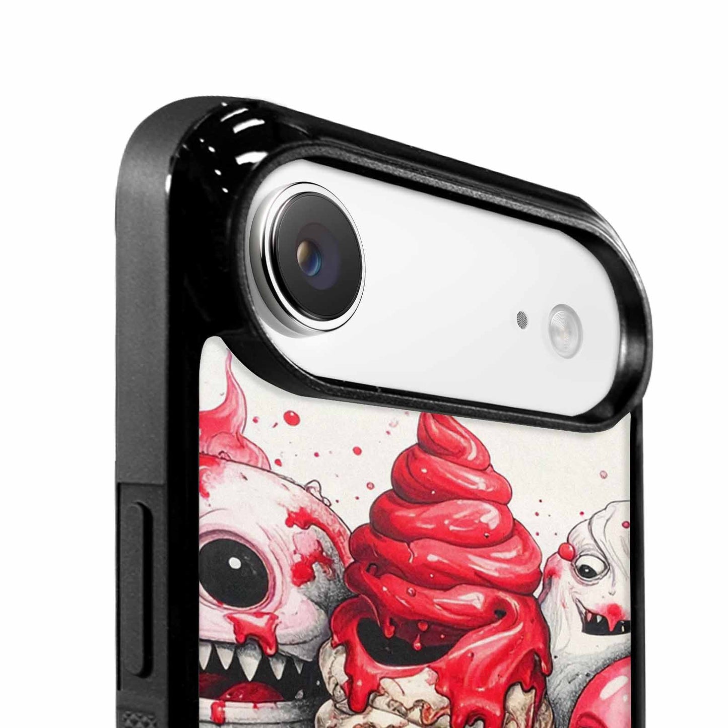 iPhone 17 Air Case — Ice Cream Monsters Black Red Original, Custom Print Case Cover
