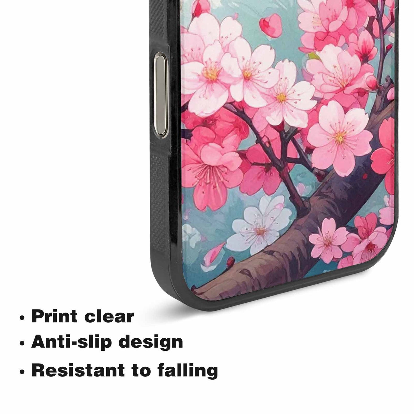 iPhone 16 Pro Max Case — Cherry Blossom Branch Cherry Blossom Branches, Custom Print Case Cover
