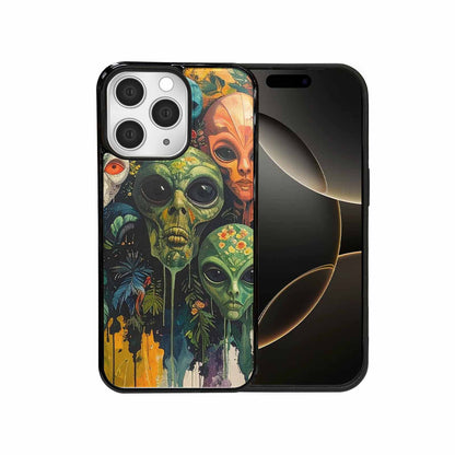 iPhone 15 Pro Max Case — Aliens Pattern Hundreds Of Sma Bav, Custom Phone Case