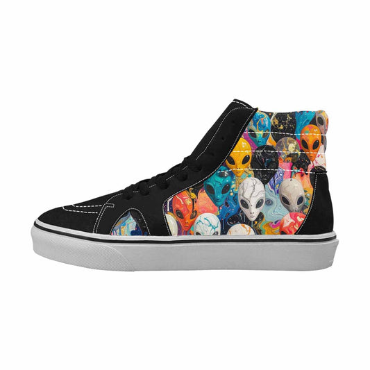 MEN'S Aliens  Marble Aliens High Top Canvas Vivid Sneakers