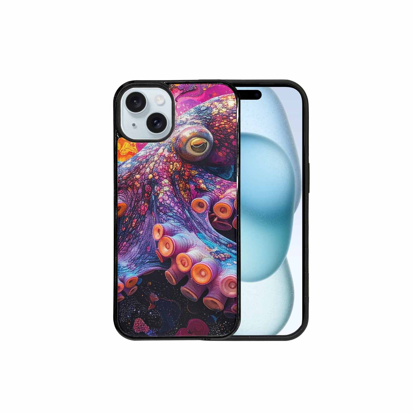 iPhone 15 Plus Case — Octopus Tentacle Octopus Tentacle Pattern Hundreds, Custom Made Phone Cover