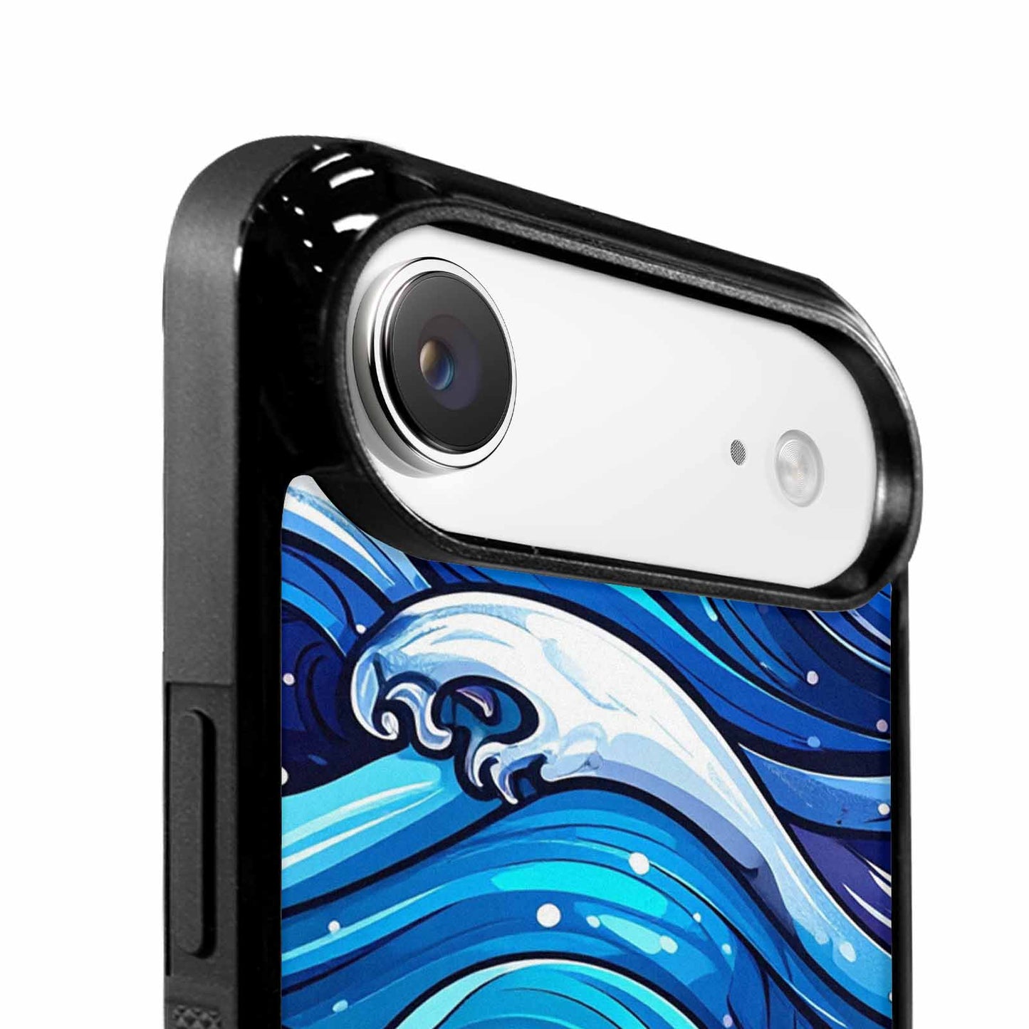 iPhone 17 Air Case — Glossy Winter Wave Seamless Cartoon Cute, Personalized Phone Case