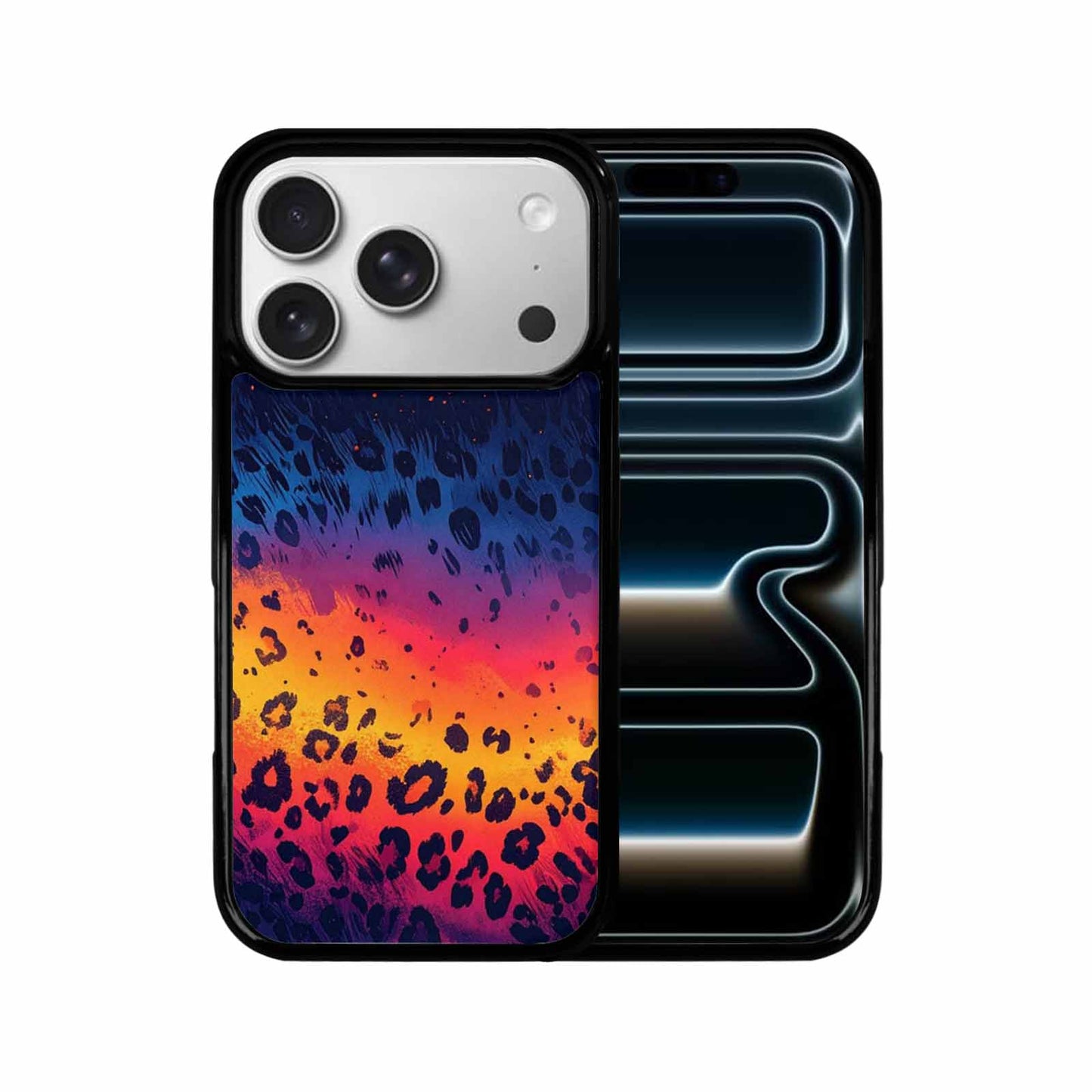 iPhone 17 Pro Case — Leopard Print Gradient Animal Print, Personalized Phone Case