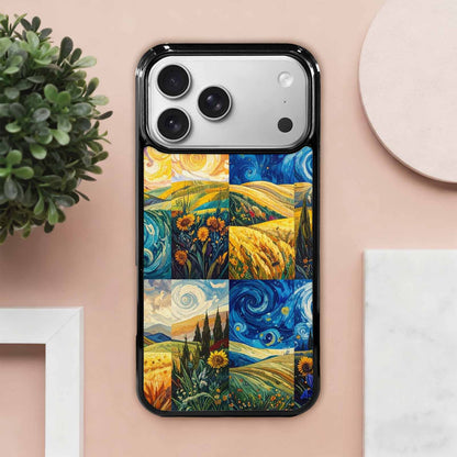 iPhone 17 Pro Max Case — Small Van Gogh Style Galaxy Space, Custom Designed Case Cover