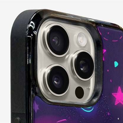 iPhone 16 Pro Case — Space Galaxy Astronaut Pattern Planets Stars, Unique Phone Case Design