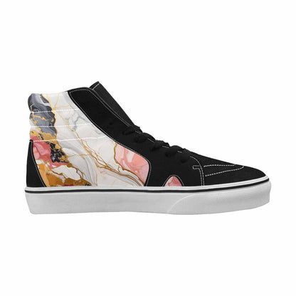 MEN'S Marble Vein High Top Canvas Grunge Shoes