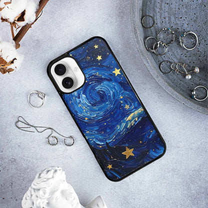 iPhone 16 Plus Case — Starry Night Galaxy Custom Personalized Phone, Custom Art Phone Cover