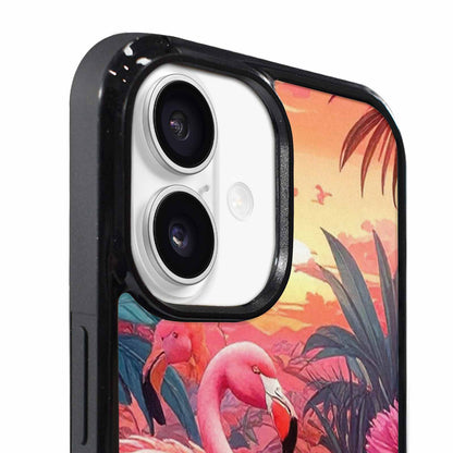 iPhone 17 Case — Flamingo Tropical Flamingo Tropical Original Art, Customized Protective Case