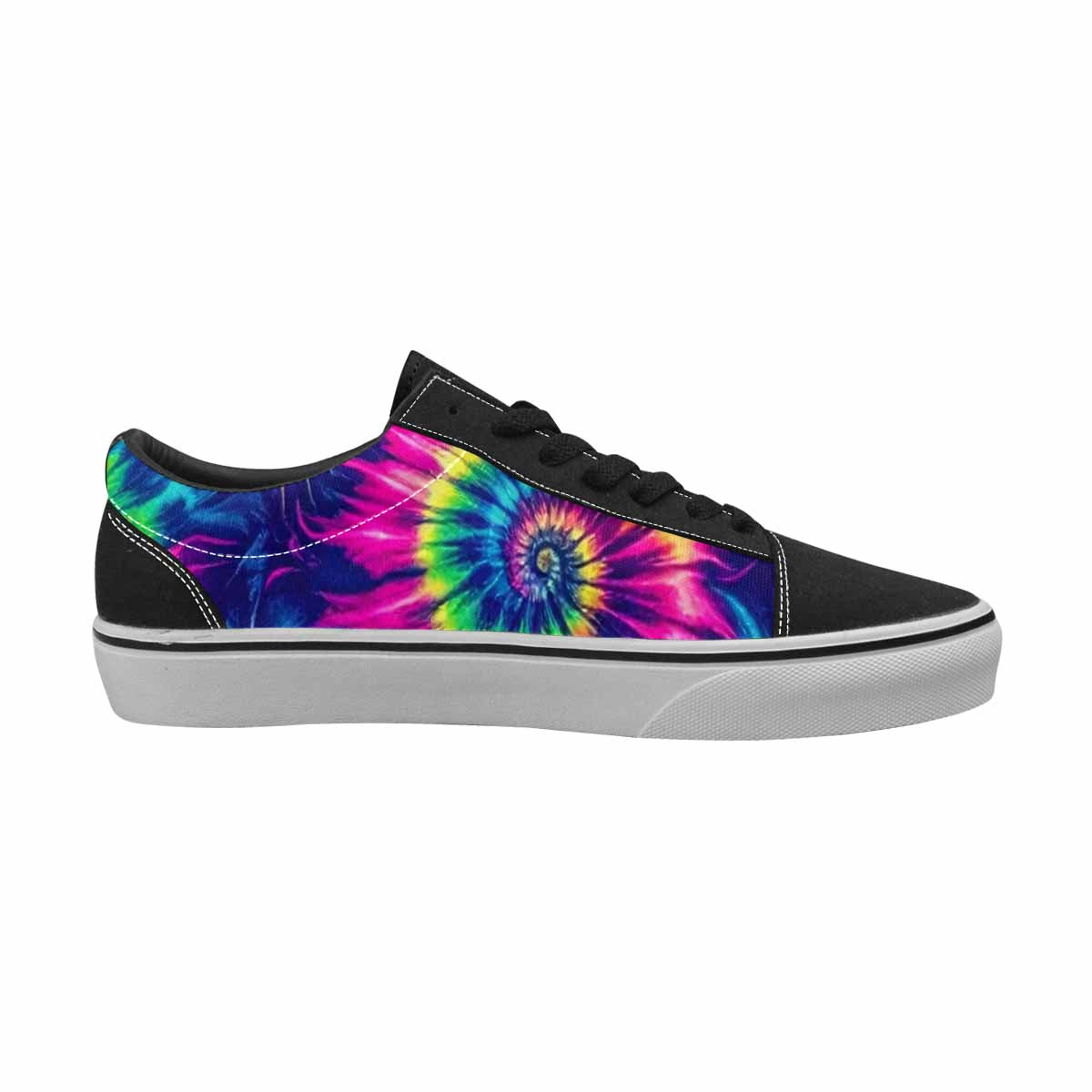 WOMEN'S Tie Dye - Canvas Lace-Up Wallpaper Art Custom Shoes