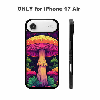 iPhone 17 Air Case — Psychedelic Mushroom Cartoon Pattern Cartoon Cute, Unique Phone Case Design