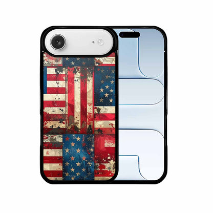 iPhone 17 Air Case — Small American Flag Stars And Galaxy, Personalized Phone Case