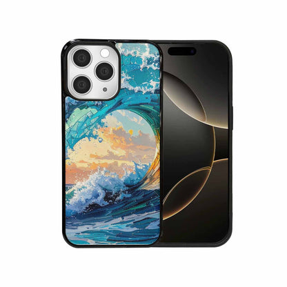 iPhone 15 Pro Max Case — Wave Crest Splash Wave Crest Splash, Customized Protective Case