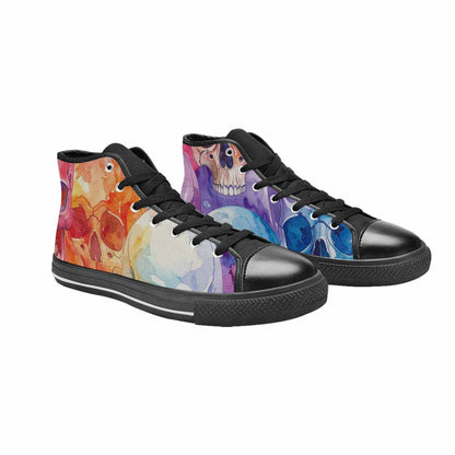 MEN'S Kulls - Watercolor High Top Canvas Aesthetic Shoes