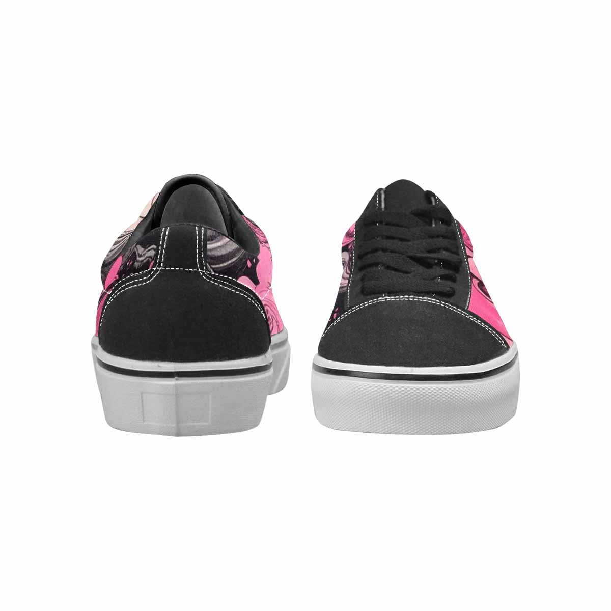 WOMEN'S Van Gogh Swirl Lace-Up Canvas Melting Art Sneakers