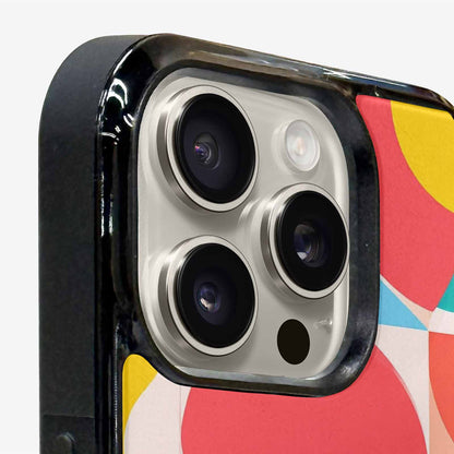 iPhone 16 Pro Case — 1960s Mod Cartoon Art Pattern, Unique Phone Case Design